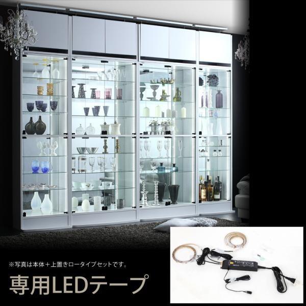 コレクション収納 専用別売品 LEDモジュール 背面ミラー付き 壁面