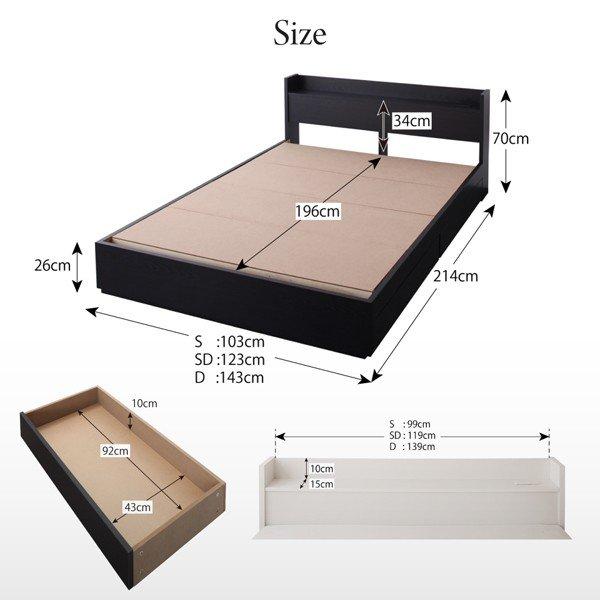 ベッドフレームのみ ベッド 寝具カバーセット付 セミダブル