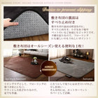 こたつ掛布団&敷布団2点セット 5mm厚ウレタン入り敷布団タイプ 6尺長方形 90×180cm 天板対応 裏プレミアム毛布つき