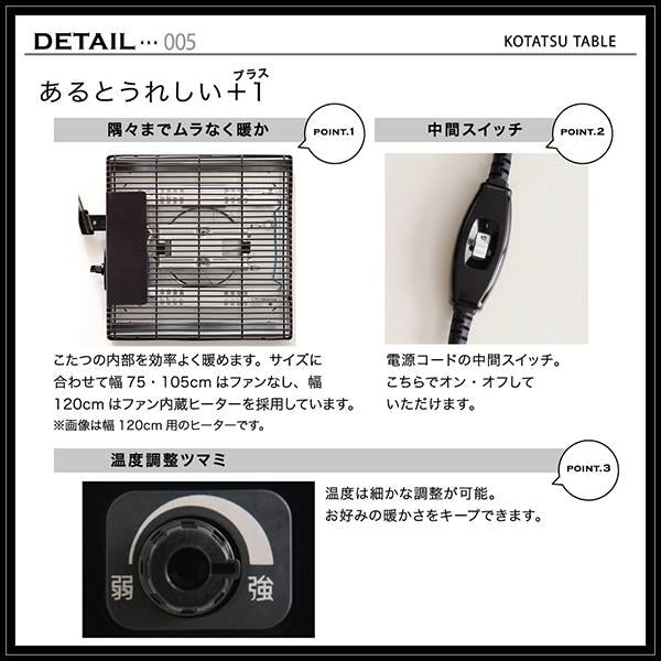 こたつ 掛布団 &敷布団 2点セット 4尺長方形 80×120 天板対応モノトーン