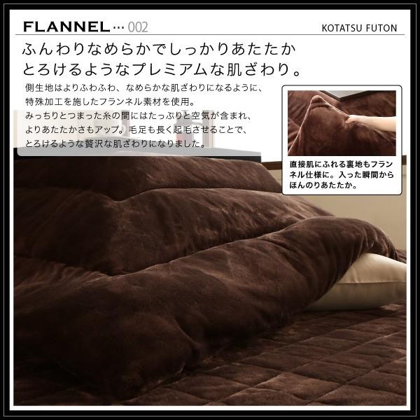 こたつ 掛布団 &敷布団 2点セット 4尺長方形 80×120 天板対応モノトーン