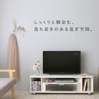 コーナーテレビボード単品 キャスター付シンプルテレビボード 幅79 高さ34.2 奥行29