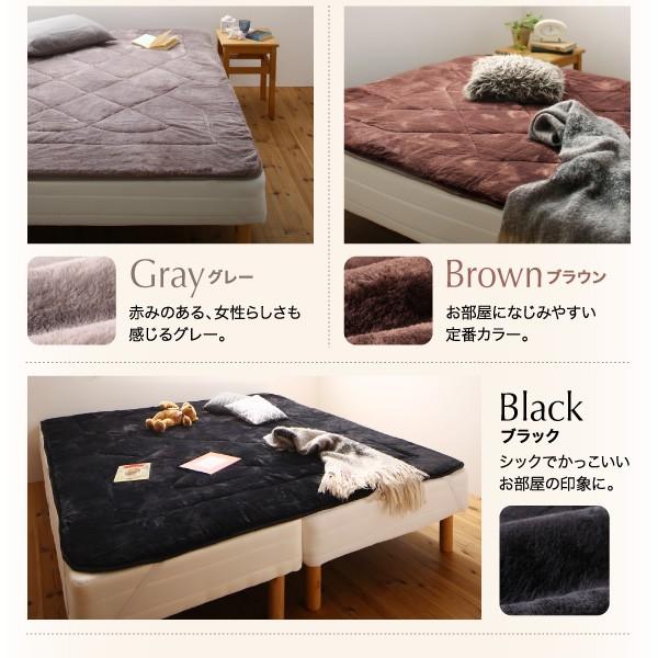 マットレスベッド セミダブル 専用 敷パッドが選べる 移動 搬入 掃除がらくらく 分割式脚付き ボンネルコイルマットレス 敷パッド付