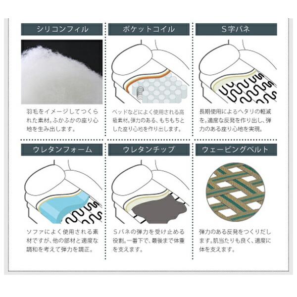 ハイバックソファ レザータイプ オットマン 単品 日本の家具メーカー