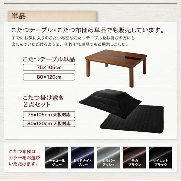 こたつ 掛布団&敷布団 2点セット 4尺長方形 80×120 天板対応 ヴィンテージ