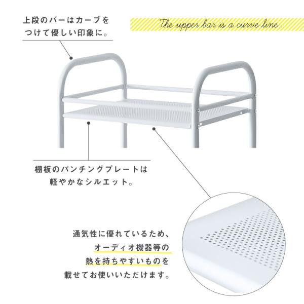 ワゴン キャスター付き単品 3段 キッチン 収納