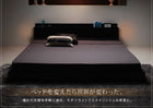 ベッド フランスベッド マルチラススーパースプリングマットレス付き 照明 収納 フロアベッド シングル