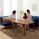 こたつ 家具調 テーブル 長方形 80×120 高さ調整4段階 天然木ウォールナット