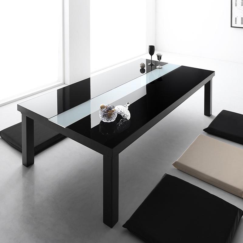 こたつ テーブル単品 4尺長方形 80×120 ワイドサイズ 鏡面仕上げ