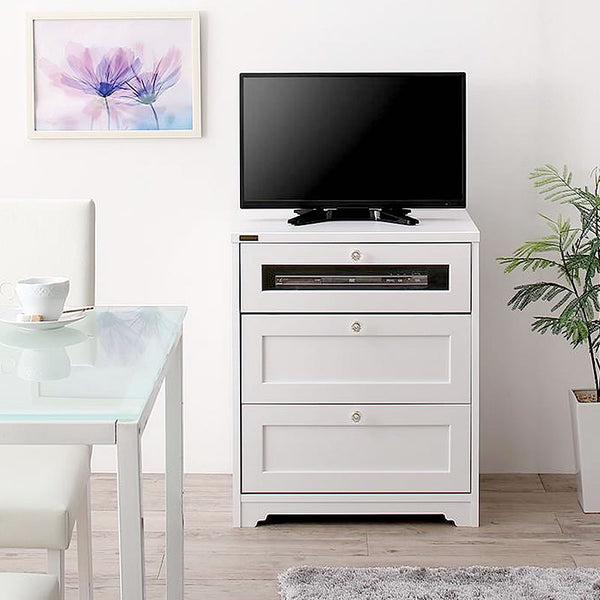 テレビボード ハイタイプ 幅58 シンプル ガーリー 収納家具