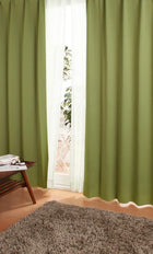 1級遮光 カーテン 幅100 2枚組 幅100 × 185 20色 オリーブグリーン