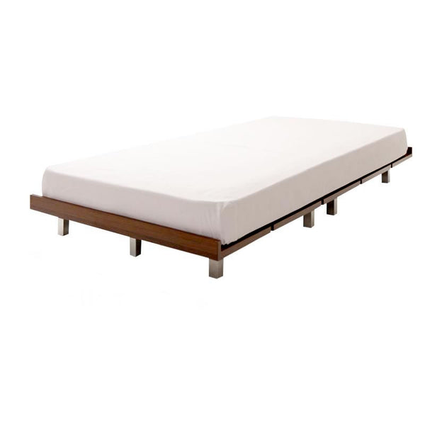 ベッド セミシングル スタンダードポケットコイル 木脚タイプ フルレイアウト フレーム幅80 ショート丈