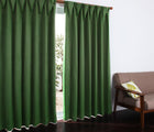 1級遮光 カーテン 幅100 2枚組 幅100 × 185 20色 モスグリーン