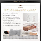 マットレス キング 超快眠 抗菌 防臭 防ダニ体圧分散ウレタン ホテルプレミアム ポケットコイル硬さ：ソフト