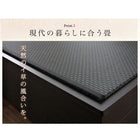 畳収納ベッド 美草・日本製 ワイド 40mm厚 シングル