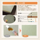 ベッド 畳 連結 ベットフレームのみ クッション畳 ダブル 42cm お客様組立 日本製・布団収納