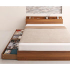 ベッド シングル ベッド 収納 フランスベッド マルチラススーパースプリングマットレス付き