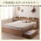 フランスベッド マルチラススーパースプリングマットレス付き 古木風 ベッド セミダブル 引き出し 収納ベッド