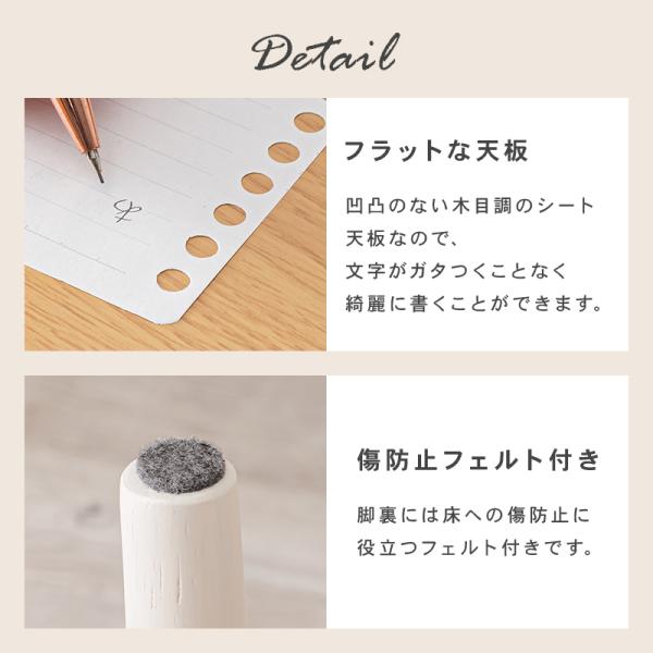 ネストテーブル テーブル丸型 50×43.5cm ブラウン