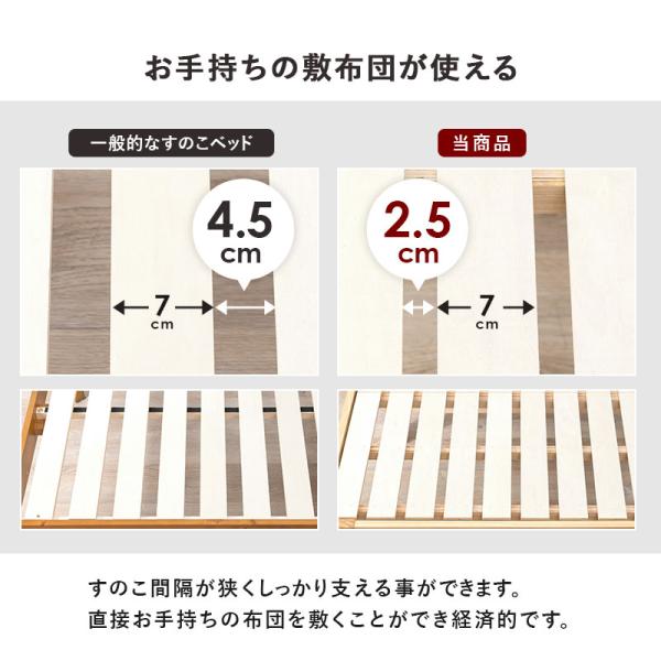 マットレス（ポケットコイル）付 高さ3段階調整 97.5×211.5×72cm ダークブラウン