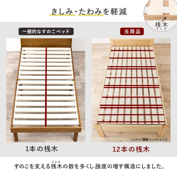 マットレス（ポケットコイル）付 高さ3段階調整 120.5×211.5×72cm ダークブラウン