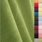 ボックスシーツ ベッド用 同色2枚セット 20色 コットンタオル 洗える セミダブル モスグリーン